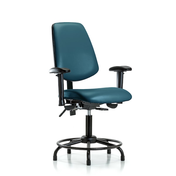 Vinyl Chair, Vinyl, Adjustable Arms