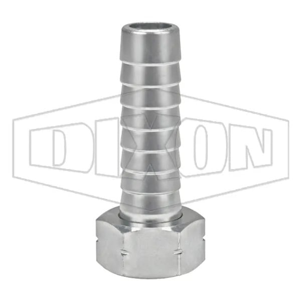 Long Shank Coupling, 3/4 in Nominal, Female Garden Hose Thread x Hose End Style, Domestic