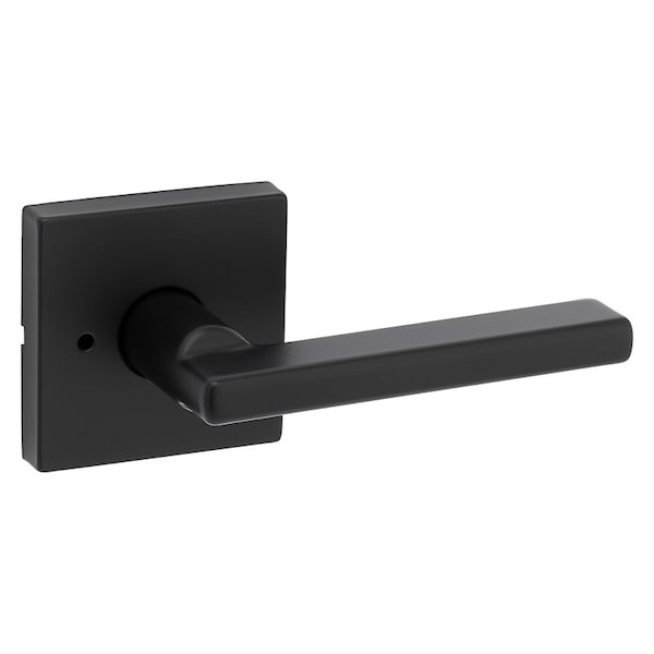 Signature Series Privacy Door Lock, Pushbutton Lock, Lever Handle, Zinc, Matte