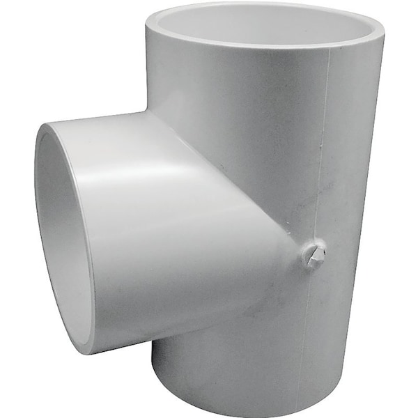 LASCO 401040BC Pipe Tee, 4 in, Slip, PVC, SCH 40 Schedule