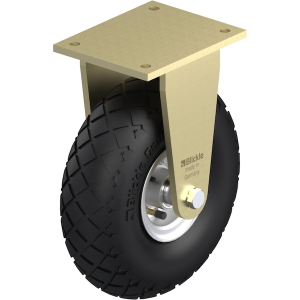 Pneumatic Caster, 1210 lb. Load, Rigid