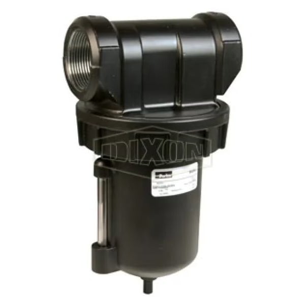 Watts by Hi-Flow Filter with Sight Glass, 1-1/2 in Port, 175 psig Pressure Range, 450 SCFM Flow Rate