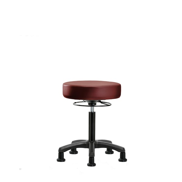 Vinyl Mini-Stool, Med Bench, Glides, Borscht