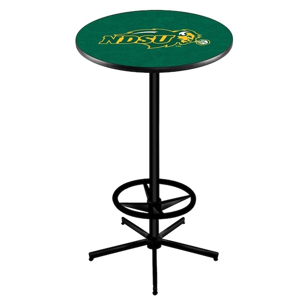 42" Black North Dakota State Pub Table