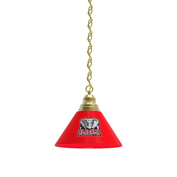 Alabama Pendant Light, Brass Fixture