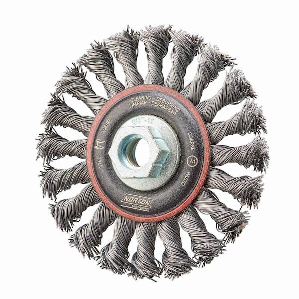 Wire Wheel Brush, 4-1/2 x 5/8-11