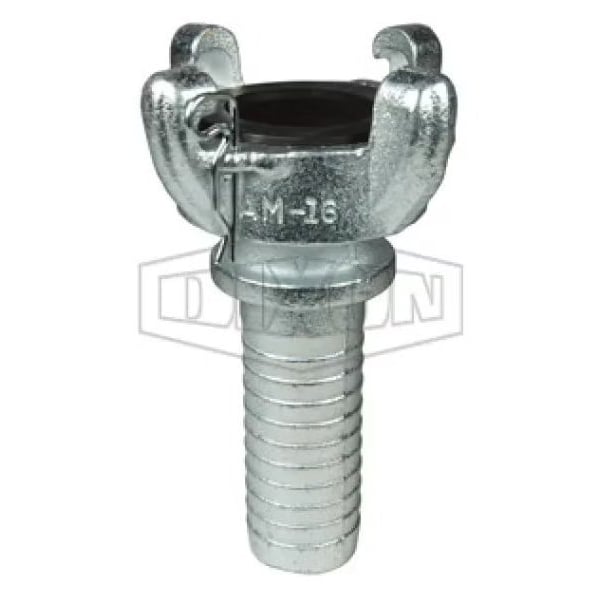 Air King 4-Lug Hose End, 1-1/4 in, Iron, Domestic