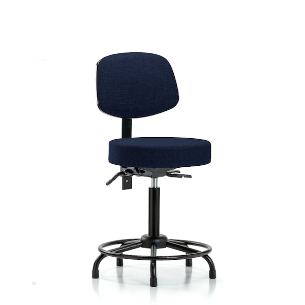 Ben Stool, Med, Fab, Bk, RT, Tilt, Gld, Nav