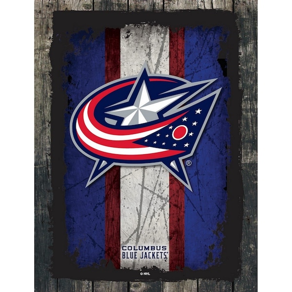 Columbus Blue Jackets 15" x 20" Canvas Wall Art