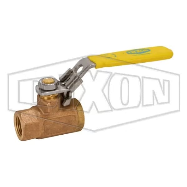 Safety Vented Ball Valve, 3/8 in Nominal, FNPT End Style, RTFE Seat/Stuffing Box Ring Softgoods, Dom