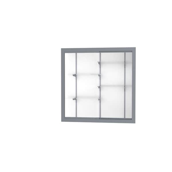 Recessed Wall Case 48x48x16, White, Satin