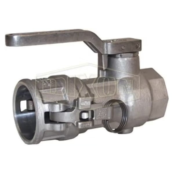 Bayloc Dry Disconnect Cam and Groove Coupler, 2 x 2-1/2 in Nominal, FNPT x Coupler End Style, Alumi