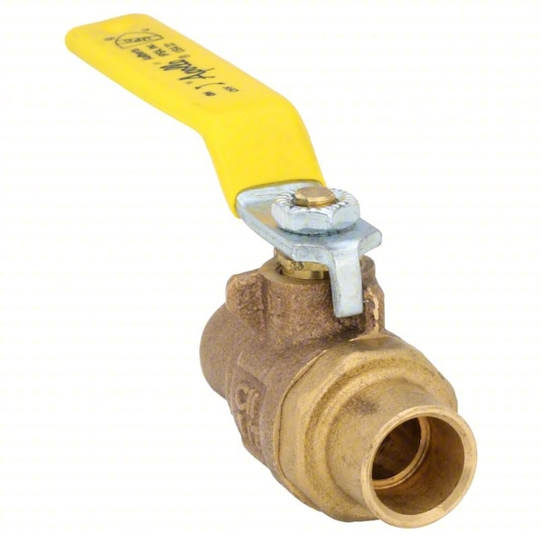 1/2" Sweat Bronze Ball Valve 2-Way