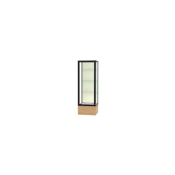 Floor Display Case 24x72x24, Plaque, Bronze