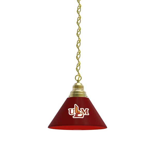 Louisiana-Monroe Pendant Light, Brass Fixture