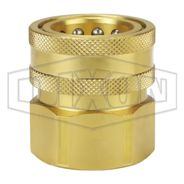 2 V COUP, 2 F-NPTF BRASS, UNVALVED