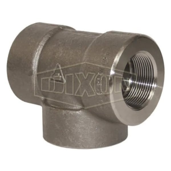 Threaded Pipe Tee, 2 in, FNPT, 2000 lb, Forged Steel