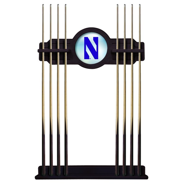 Northwestern Cue Rack in English Tudor Finish