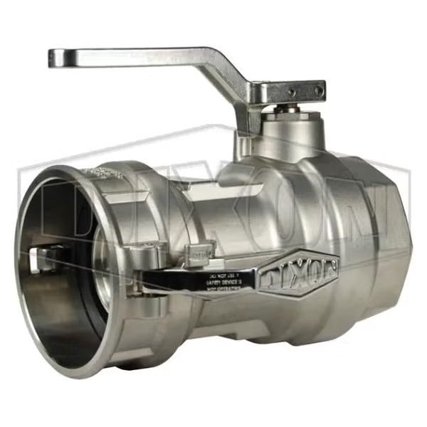 Bayloc Dry Disconnect Cam and Groove Coupler, 3 x 4 in Nominal, FNPT x Coupler End Style, SS