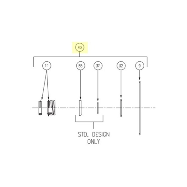 1 1/8 in. 125# Type E KS Seal Kit
