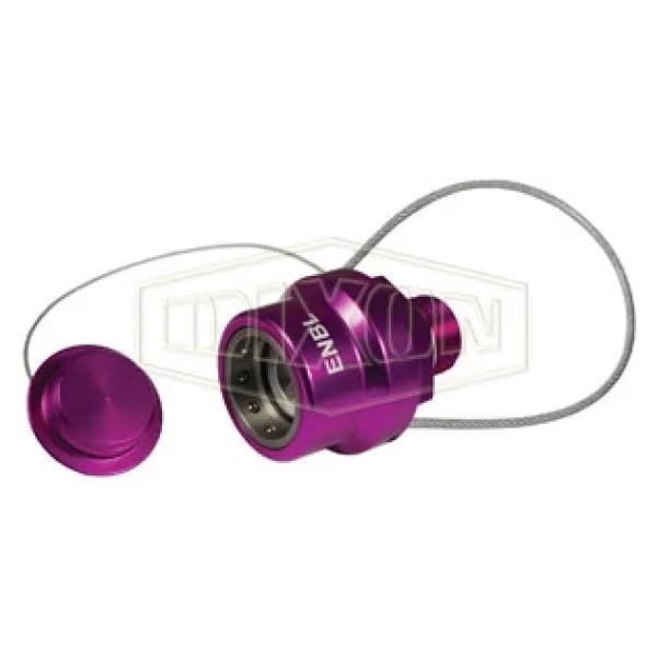 High Flow FloMAX Engine Oil Nozzle, Adapter, 3/4 in, Quick Connect Coupler x MNPT, Anodized Aluminum