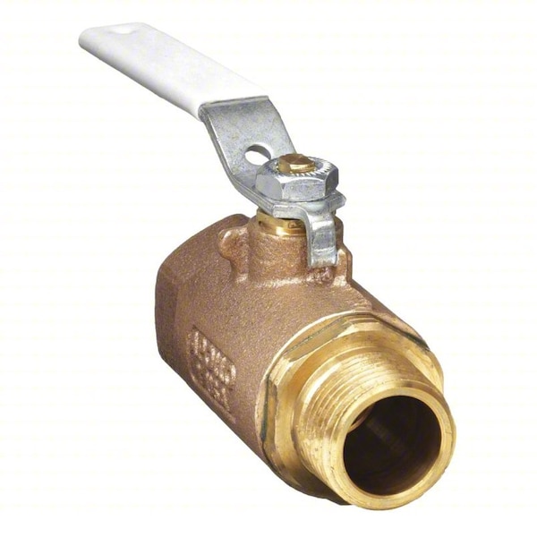 1" FNPT x MNPT Bronze Ball Valve Inline