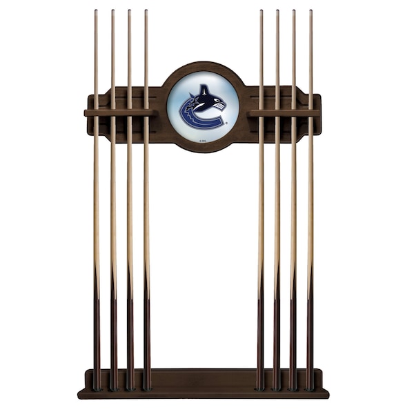 Vancouver Canucks Cue Rack in Chardonnay Finish