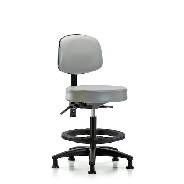 Bench Stool, Med, Vin, Bk, Tilt, BF, Gld, Dov