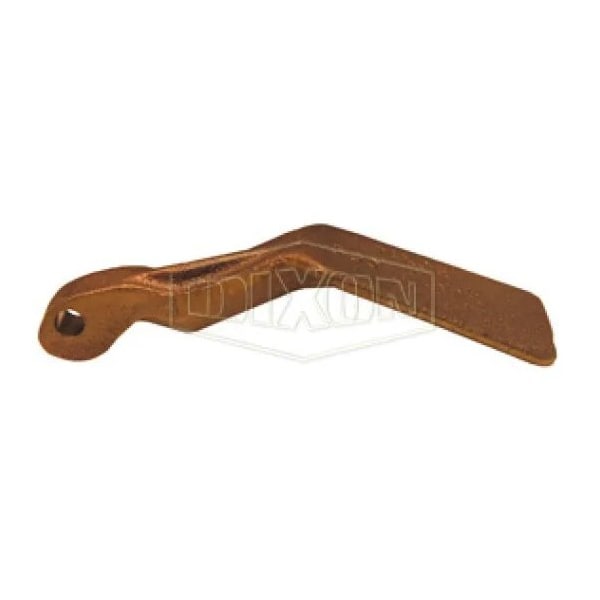 Cam and Groove Paddle Handle, Brass, Domestic