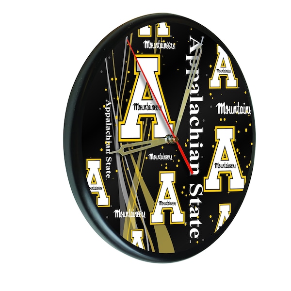 Appalachian State University 13" Solid Wood Clock