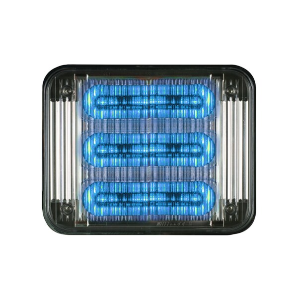 LED PrizmIi, Clear Lens, BlueLEDs, 7"X9", Color: Blue