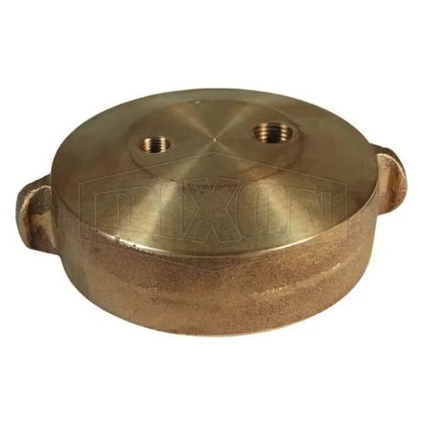 The Right Connection Hose Test Cap, 2-1/2 in, NST, Brass, Domestic