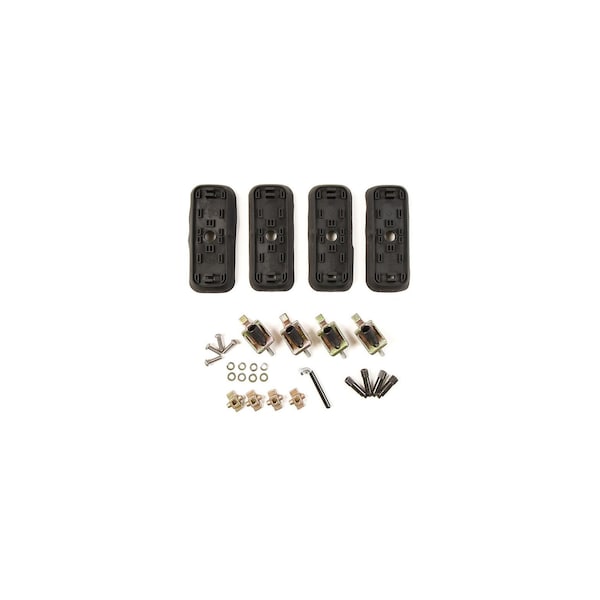 ROOF RACK FITTING CLIP KIT - DK - INCLUDES 4 PADS AND 4 CLAMPS