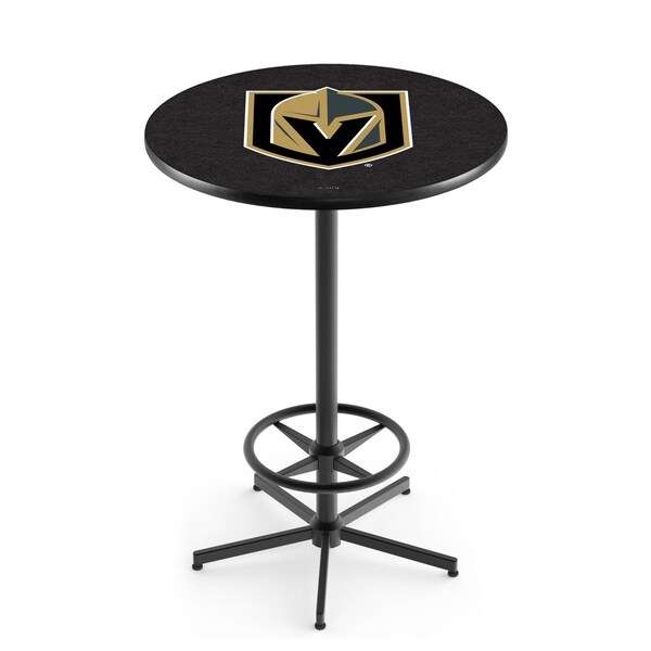 42" Black Vegas Golden Knights Pub Table, 36" dia. Top