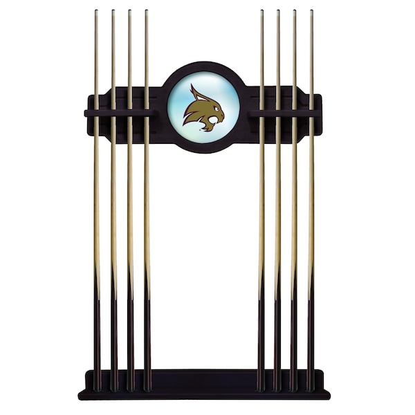 Texas State Cue Rack in English Tudor Finish