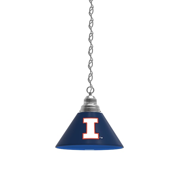 Illinois Pendant Light, Chrome Fixture