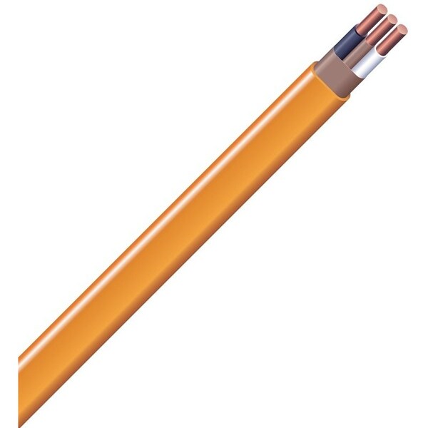 NM-B Non-Metallic Building Cable, Copper, 10 AWG, 2C, Solid, 50 ft