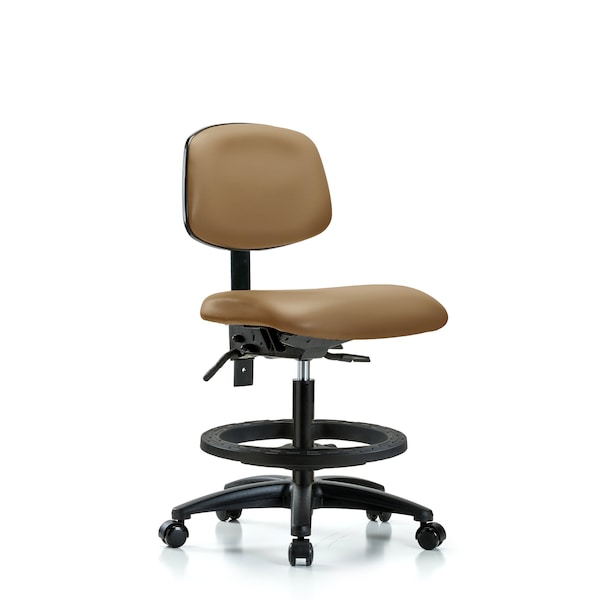 Chair, Vin, Med Bench, Tilt BF Cast, Taupe, No Arms, 22" to 29" Height, Taupe
