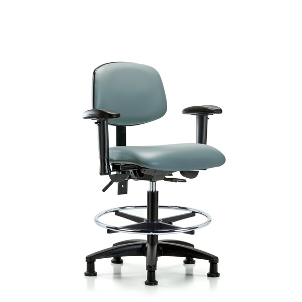 Vinyl Chair, Vinyl, Adjustable Arms