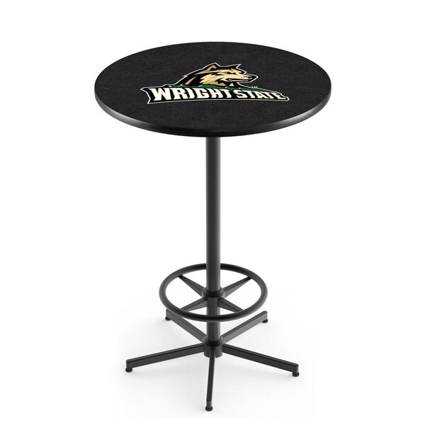 42" Black Wright State Pub Table