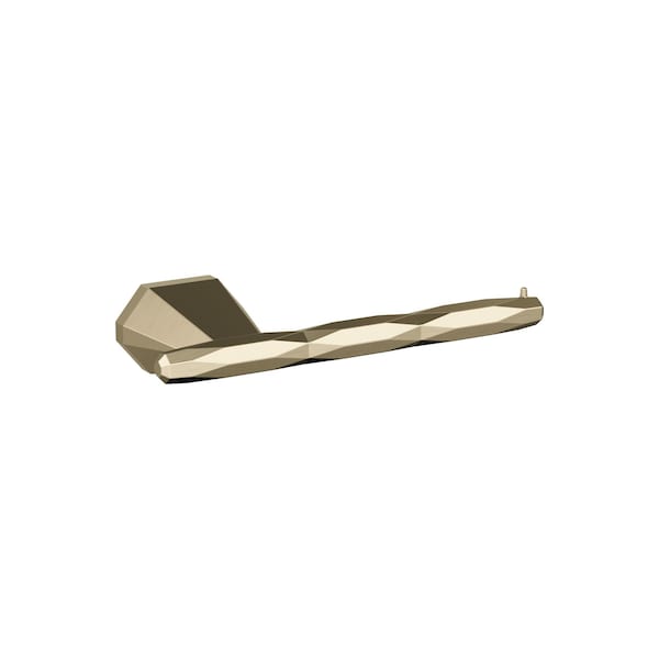 St. Vincent Golden Champagne Contemporary Single Post Toilet Paper Holder