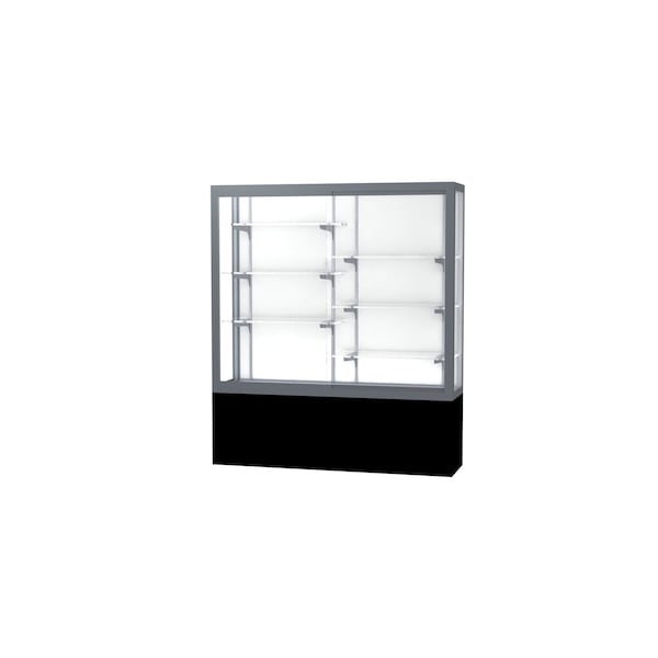 Display Case 60x66x16, White, Satin