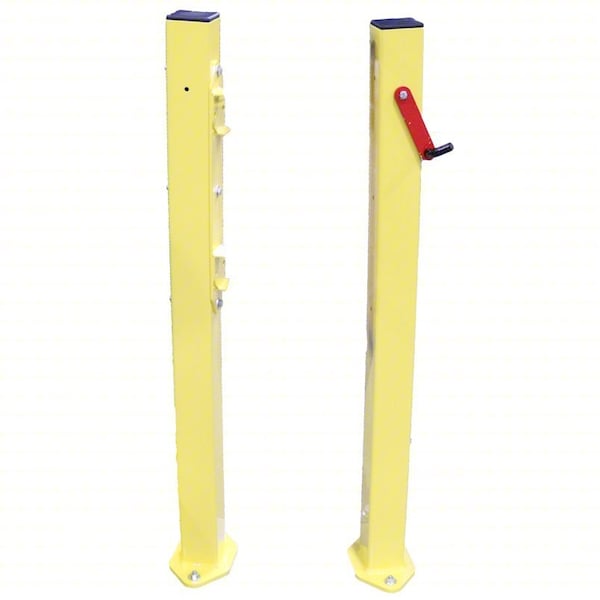 Self-Closing Safety Gate Post, Yellow
