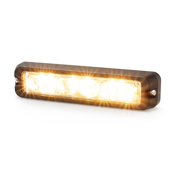 Dir Led, 12 Patterns, Multi-Mount, Amb/Gre
