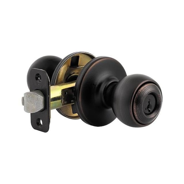 Knob Lockset, Satin Nickel, Polo Style