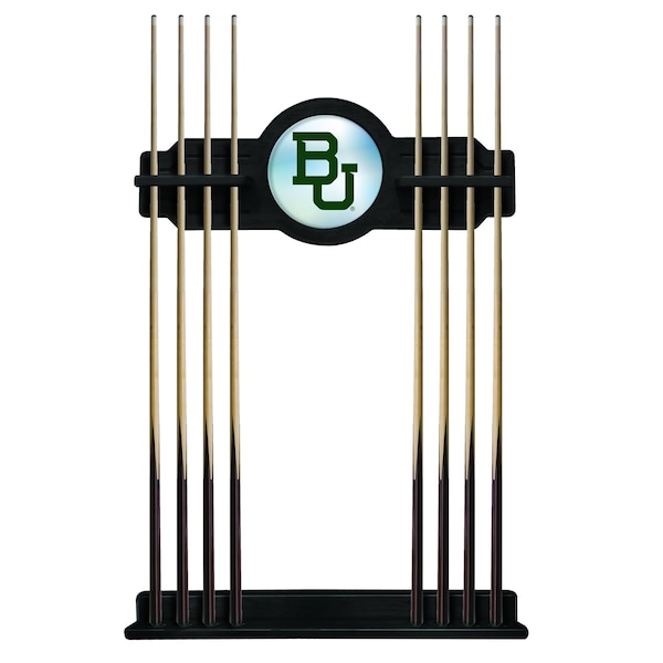 Baylor Cue Rack in Black Finish