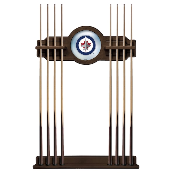 Winnipeg Jets Cue Rack in Chardonnay Finish