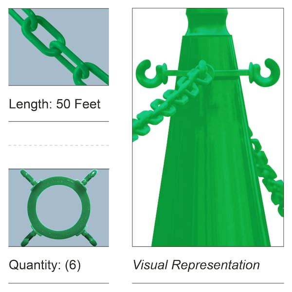 Green Cone Chain Connector Kit