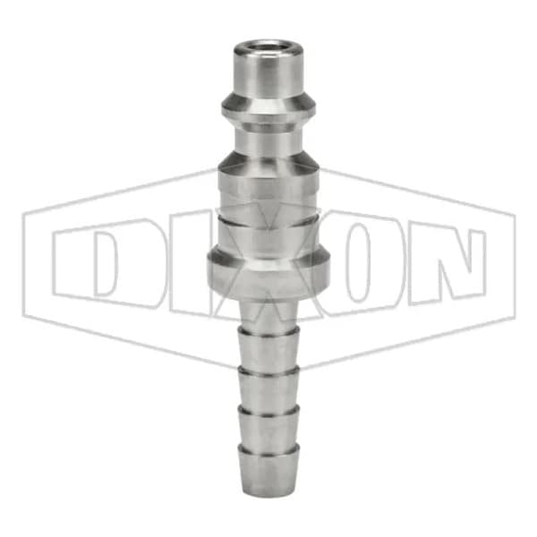 DF Series Quick Connect Plug, 3/8 in Nominal, Quick Disconnect Plug x Standard Hose Barb, 300 psi Pr