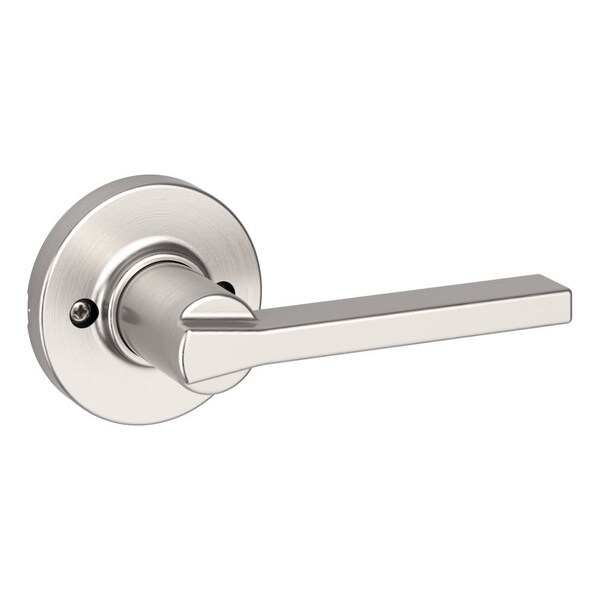 Casey Lever Half Dummy with Round Rose Satin Nickel Finish